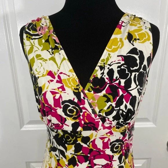 CAbi Multicolor Floral Blouse Size Small CB-60 - Picture 2 of 8